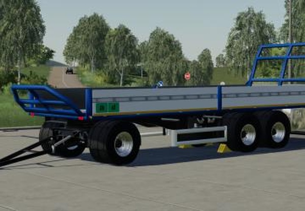 Scania Bale Trailerверсия 1.1.0.0 для Farming Simulator 2019 (v1.6.x)