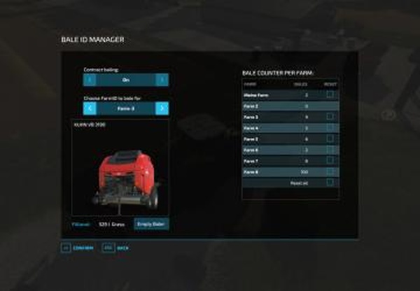 Bale ID Managerверсия 2.0.0.1 для Farming Simulator 2022