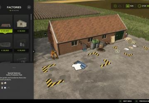 Cotton Production Liteверсия 1.0.0.0 для Farming Simulator 2025