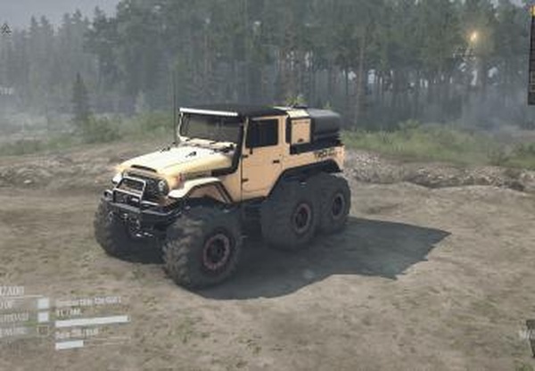 Toyota FJ40 6x6версия 1 для Spintires: MudRunner (v18/03/06)