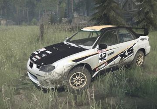 Subaru WRX STi 2007 Rally Carверсия 08.04.18 для Spintires: MudRunner (v18/03/06)