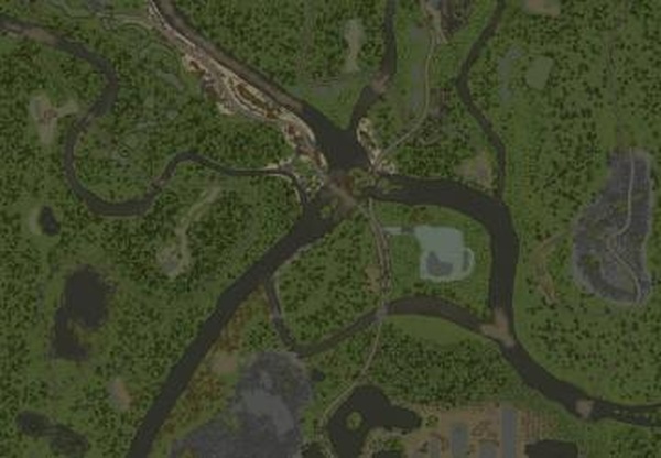 Карта «Merging Rivers»версия 2.1 (09.04.18) для Spintires: MudRunner (v18/03/06)