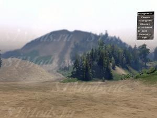 Карта «Haks Twin Peaks»версия 1 для SpinTires (v03.03.16)