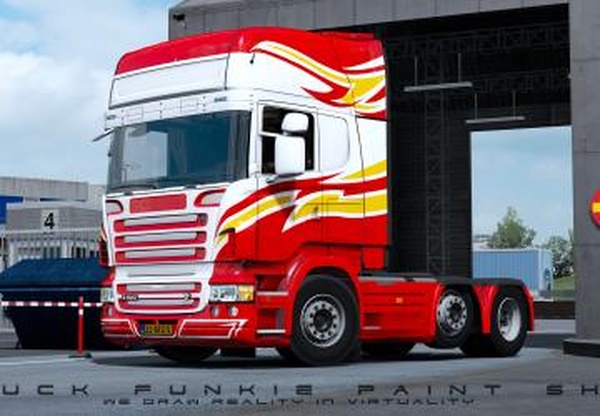 Скин для SCANIA R2012 by Fredверсия 1 для Euro Truck Simulator 2 (v1.36.x)