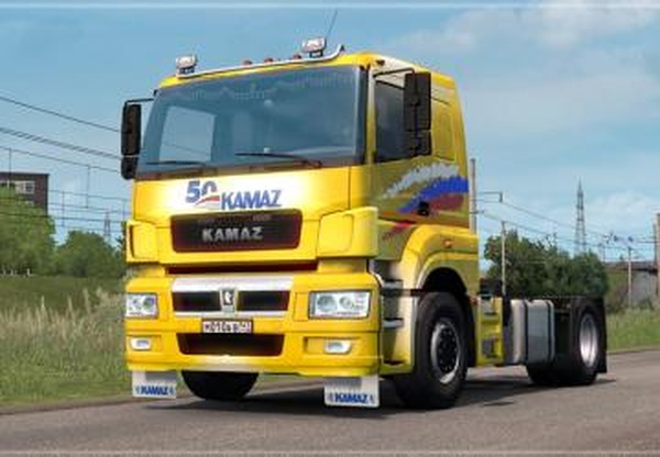 Скин 50 Лет Камазу(Золото) для Камаз 5490 Neo/65206v1.0 для Euro Truck Simulator 2 (v1.36.x)