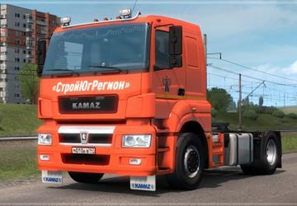 Скин Строй Юг Регион для Камаз 5490 Neo/65206v1.0 для Euro Truck Simulator 2 (v1.36.x)