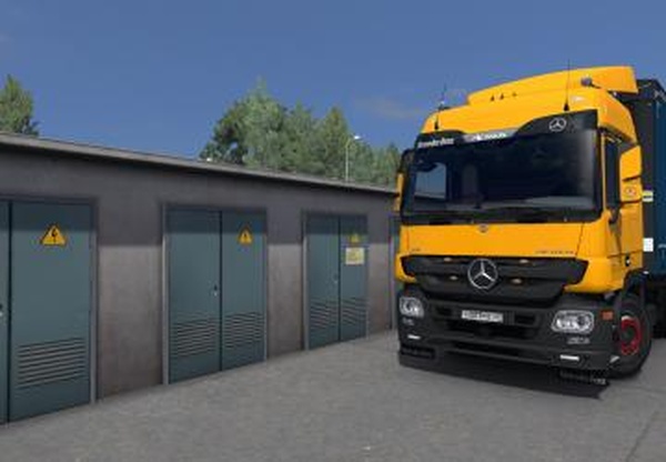Звук для Mercedes Actros MP3версия 1.0 для Euro Truck Simulator 2 (v1.35.x, 1.36.x)