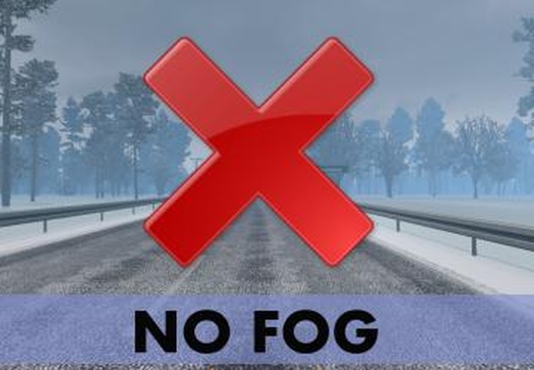 No Fog for Frostyверсия 1.0 для Euro Truck Simulator 2 (v1.36.x)
