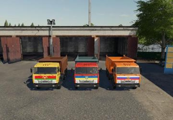 КамАЗ-55111версия 1.9 для Farming Simulator 2019 (v1.5.x)