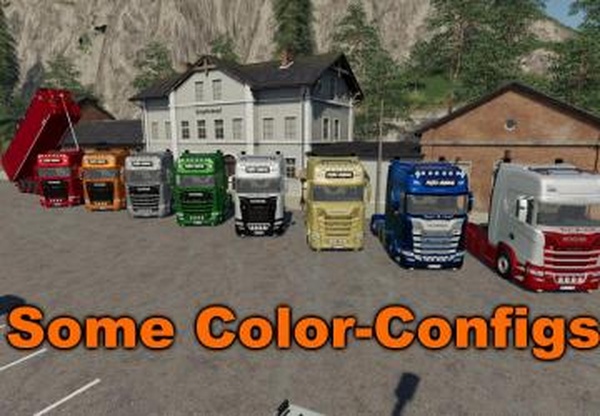 Scania S580 V8 Scratchy Editionверсия 2.2 для Farming Simulator 2019 (v1.5.x)