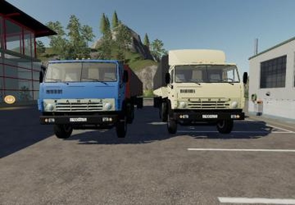 КамАЗ-5410 и НефАЗ-93344версия 1.0.0.0 для Farming Simulator 2019 (v1.5.x)