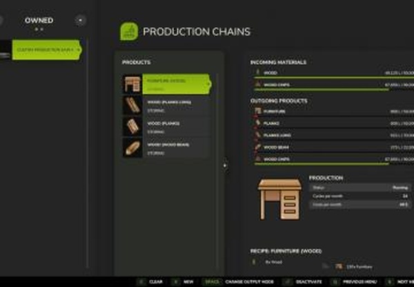 Custom Production Saw Millверсия 1.0.0.0 для Farming Simulator 2025
