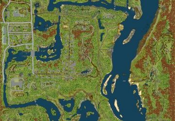 Карта «посёлок Тесь»версия 27.04.18 для Spintires: MudRunner (v18/03/06)