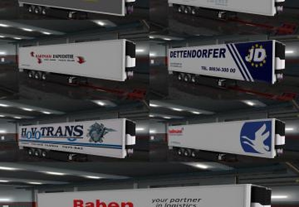 Скины для прицепа Kassbohrer SRI версия 1.0v1.0 для Euro Truck Simulator 2 (v1.35.x, 1.36.x)