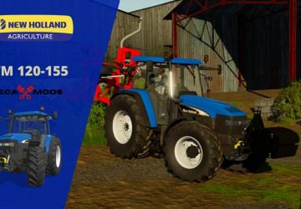 New Holland TM 120версия 1.1.0.0 для Farming Simulator 2022