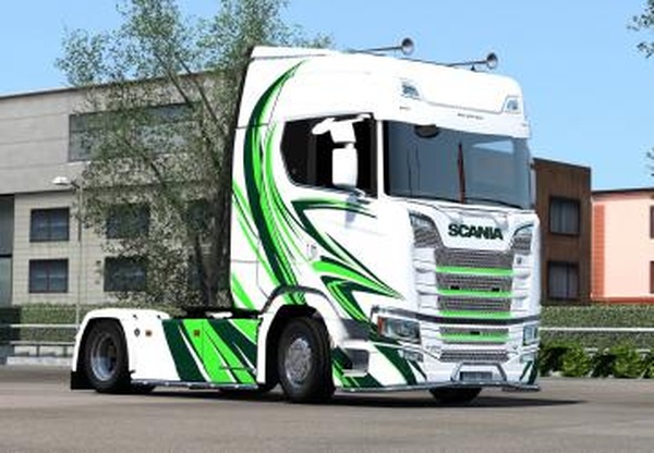 Günter Kolbitsch-style skin for Scania S Next-Genv1.0 для Euro Truck Simulator 2 (v1.36.x)