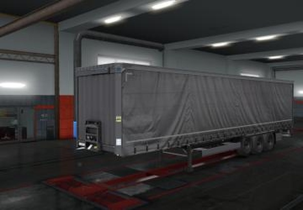 Скин «Gray Tent» для прицепа «Krone Profiliner»v1.0 для Euro Truck Simulator 2 (v1.35.x, 1.36.x)