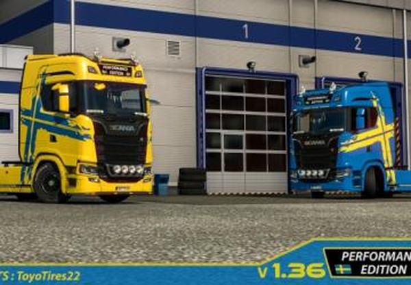 Scania S Performance Edition 2016 skinверсия 1.0 для Euro Truck Simulator 2 (v1.36.x)