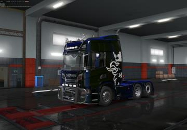 Mighty Griffin compatibility mod for Scania Next Gen P/G/R/Sv1.0 для Euro Truck Simulator 2 (v1.35.x, 1.36.x)