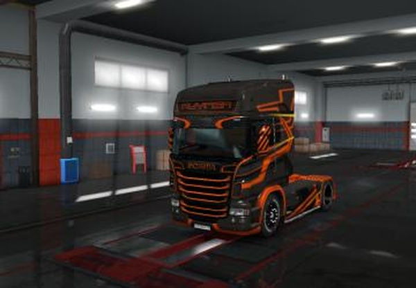 Auvinen for Scaniaверсия 5.8 для Euro Truck Simulator 2 (v1.36.x)