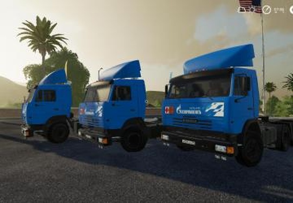 КАМАЗ 54115версия 4.0 для Farming Simulator 2019 (v1.5.1.0)