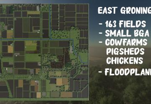 Карта «East Groningen»версия 1.1.0.0 для Farming Simulator 2022