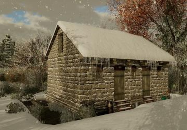 Old Stone Cowshedверсия 1.1.0.0 для Farming Simulator 2022