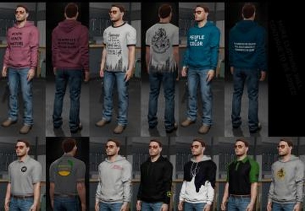 Wardrobe Plus Casual Clothing Packверсия 1.0.0.0 для Farming Simulator 2022 (v1.10x)