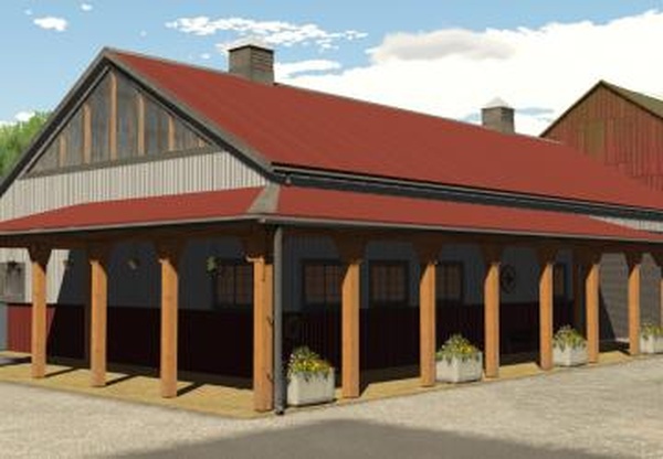 Hall With Workshopверсия 1.0.0.0 для Farming Simulator 2022