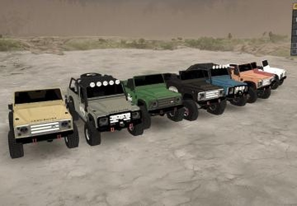 Land Rover Defenderверсия 1 для Spintires: MudRunner (v29.01.18)