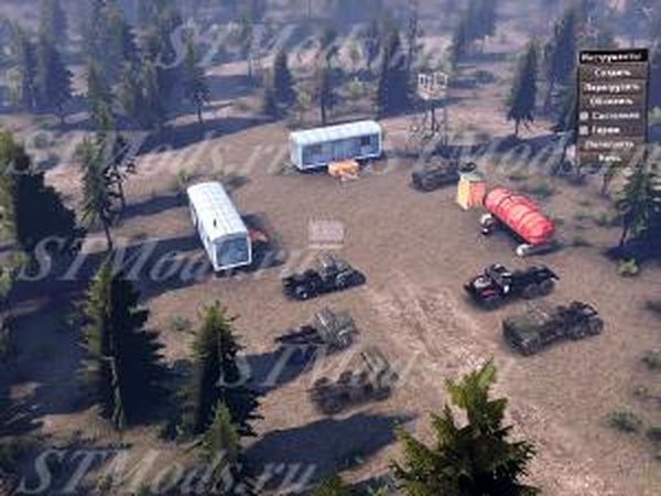 Карта «Nix-Pinion Hills OHV»версия 1 для SpinTires (v03.03.16)