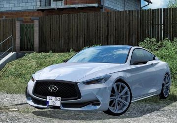 Infiniti Q60версия 1.0 для Euro Truck Simulator 2 (v1.35.x, 1.36.x)