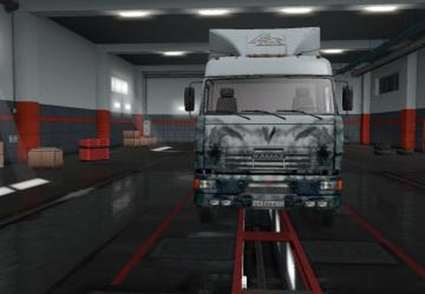 Скин Viking для Камаз 6440версия 1.0 для Euro Truck Simulator 2 (v1.36.x)