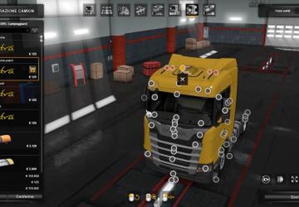 Scania R/S NG Airco Air conditionerверсия 1.0 для Euro Truck Simulator 2 (v1.36.x)