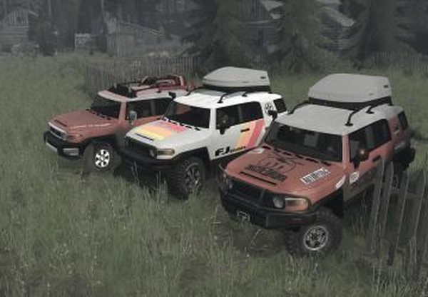 Toyota Cruiser FJ packверсия 26.03.18 для Spintires: MudRunner (v29.01.18)