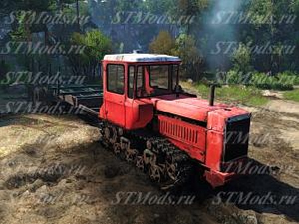 ДТ-75 (рабочие гусли)версия 1.3 (27.04.16) для SpinTires (v03.03.16)