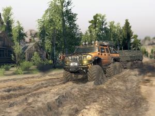 Карта «Дорога»версия 1.0 для SpinTires (v03.03.16)