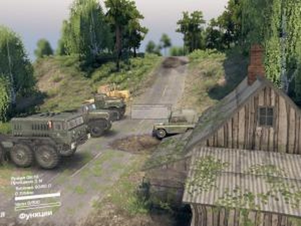 Карта «Трамплины»версия 1.0 для SpinTires (v03.03.16)