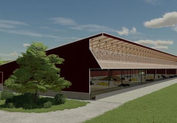 120x400 BTO Free Stall Monoslopeверсия 1.0.0.0 для Farming Simulator 2022