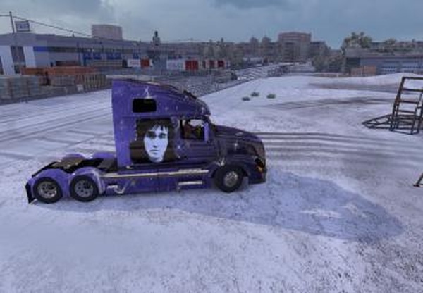 Скин «В.Цой» для Volvo VNL 670версия 1.0 для Euro Truck Simulator 2 (v1.35.x, 1.36.x)