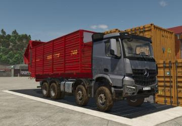 Schuitemaker Siwa 240 Hooklift Silage Containerv1.0.0.1 для Farming Simulator 2025