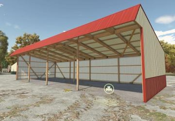 Metal Open Shedверсия 1.0.0.0 для Farming Simulator 2025