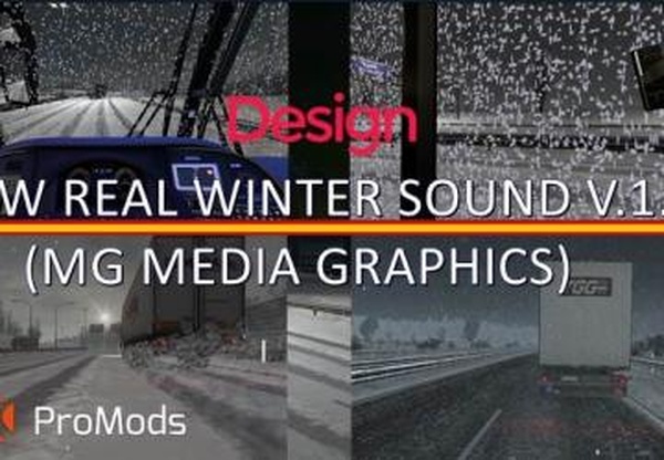 New Real Winter Soundверсия 1.0 для Euro Truck Simulator 2 (v1.36.x)
