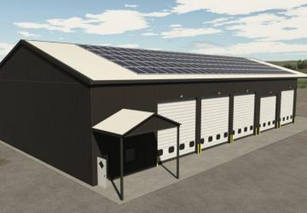 Garage With Solar Panelsверсия 1.0.0.0 для Farming Simulator 2025