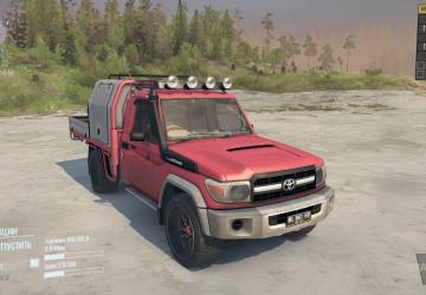 Toyota Land Cruiser 70версия 1 для Spintires: MudRunner (v29.01.18)