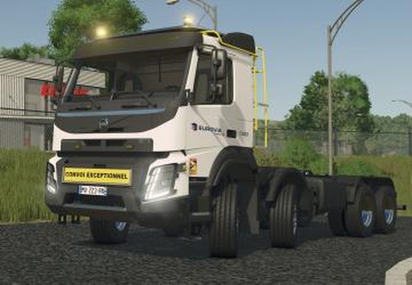 Volvo FMX Ampiroll 8x4версия 1.1.0.0 для Farming Simulator 2025