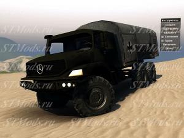 Mercedes Zetros 2733версия 24.04.16 для SpinTires (v03.03.16)