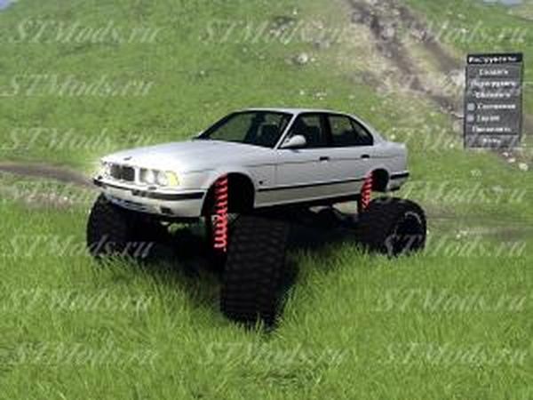 BMW E34 «Bigfoot»версия 1.3 (18.02.16) для SpinTires (v03.03.16)