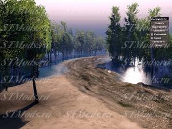 Карта «Hub Lock County»версия alpha 1 для SpinTires (v03.03.16)