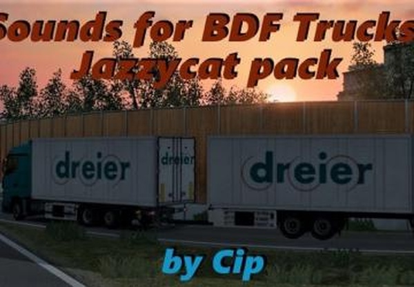 Звуки для BDF Traffic Pack by Jazzycatверсия 6.9 для Euro Truck Simulator 2 (v1.35.x, 1.36.x)